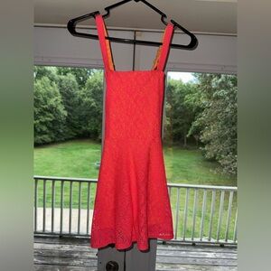 Pink orange dress size 14/16